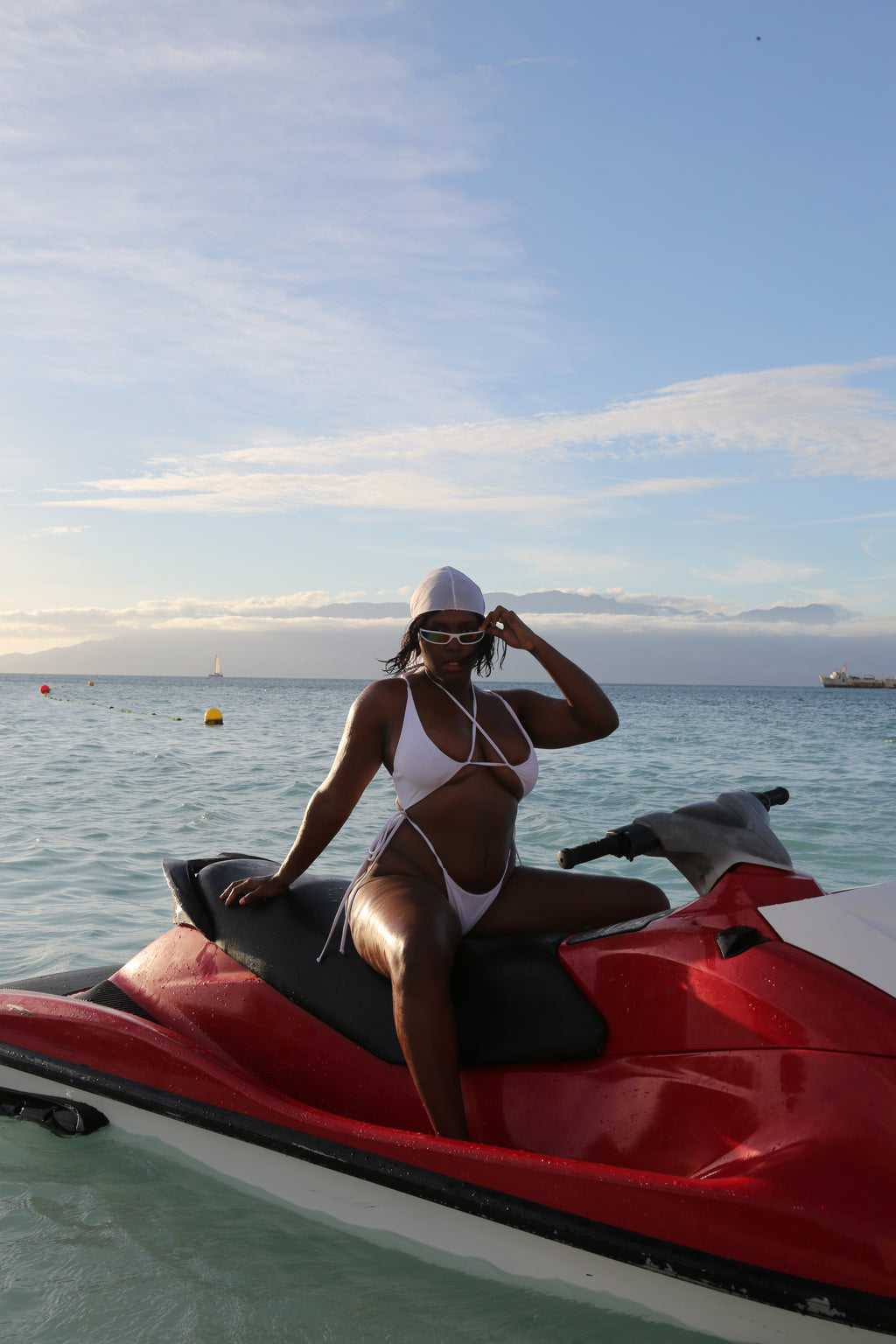 White Multi-Style Cut-Out Swimsuit