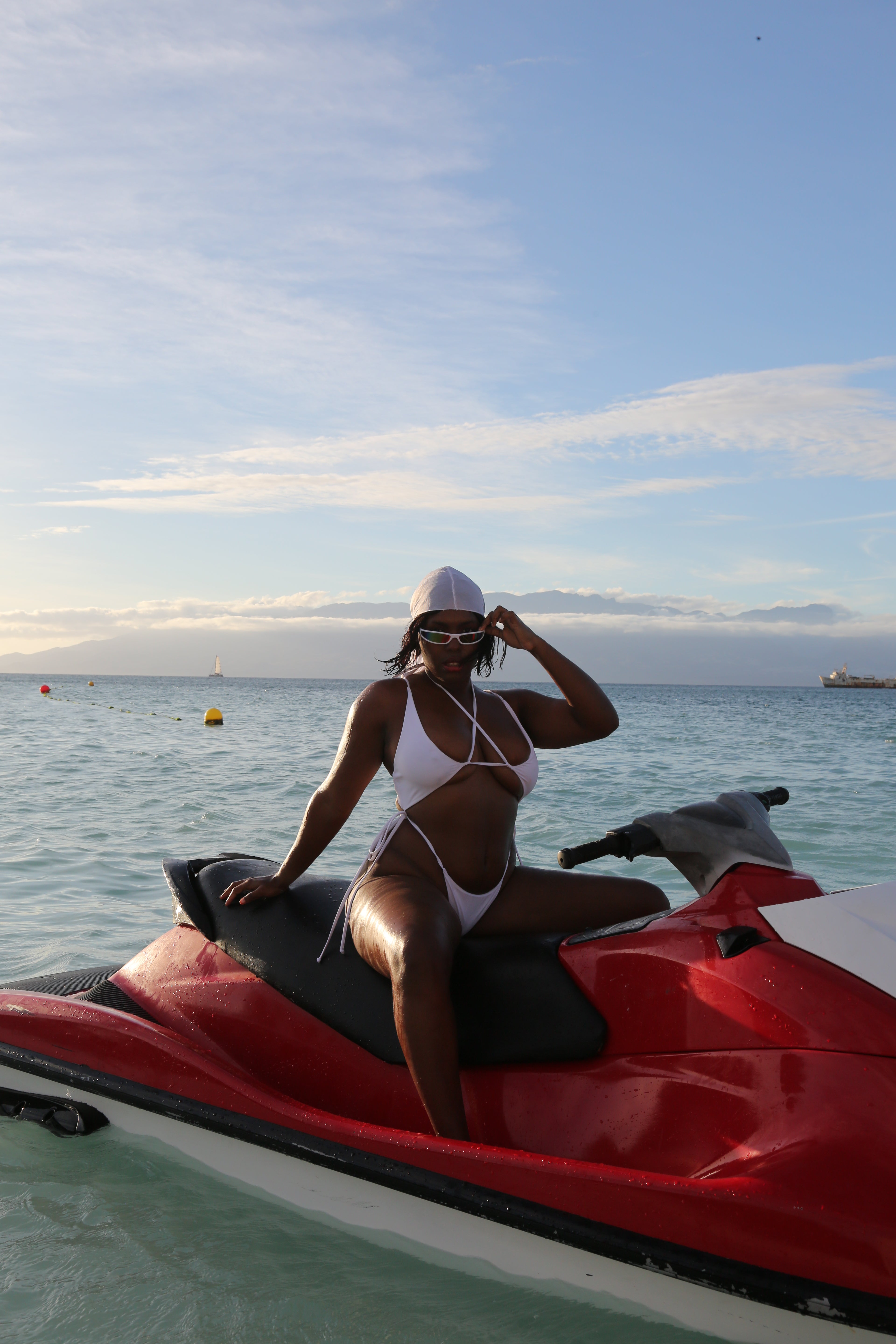 White Multi-Style Cut-Out Swimsuit